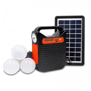 Outdoor Solar Flashlight Mobile Phone Charging Power Supply Solar Power Generation System USB 6V Rechargeable Solar Panel Power