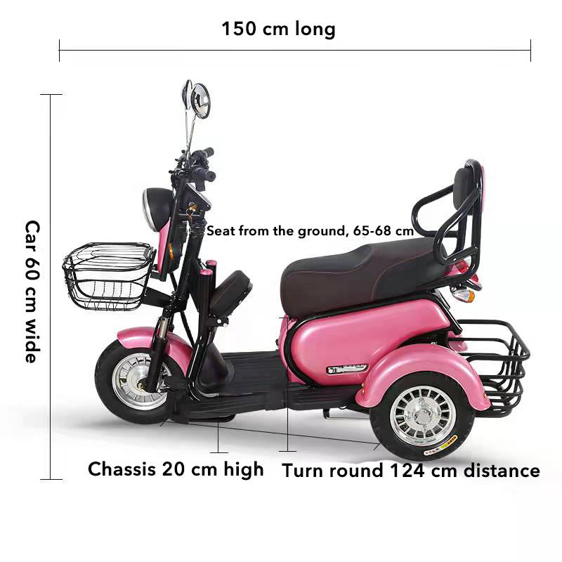 fast 3 wheel electric scooter mobility scooter convenient for elderly travel three wheel electric scoote rmotor litium