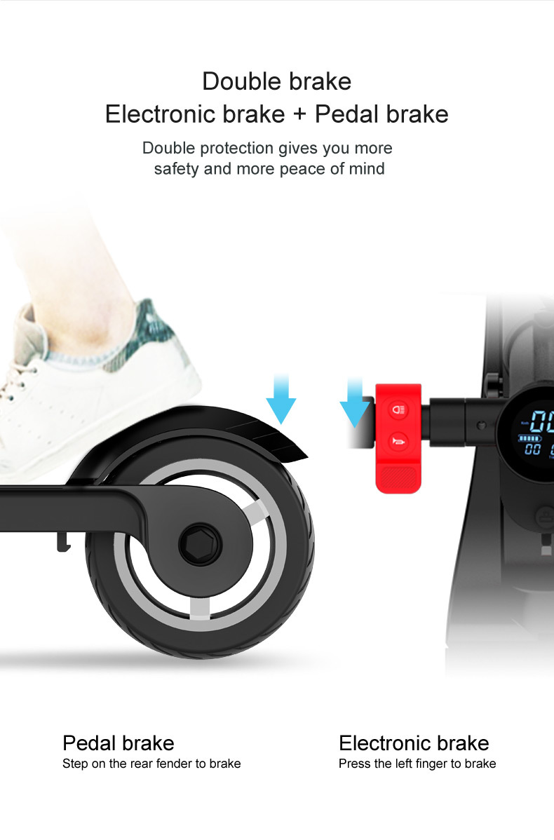 Two Wheel 5.5 Inch Mobility Scooter Adult Ultra Light Folding Mini Scooter 250W Lightweight Electric Scooter