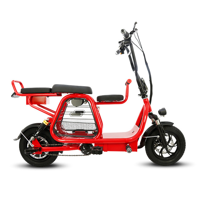 Mini Lady Adult Shock 3 Seats Ebike Motorcycle Scooter Lithium Battery Folding Electric BIcycle