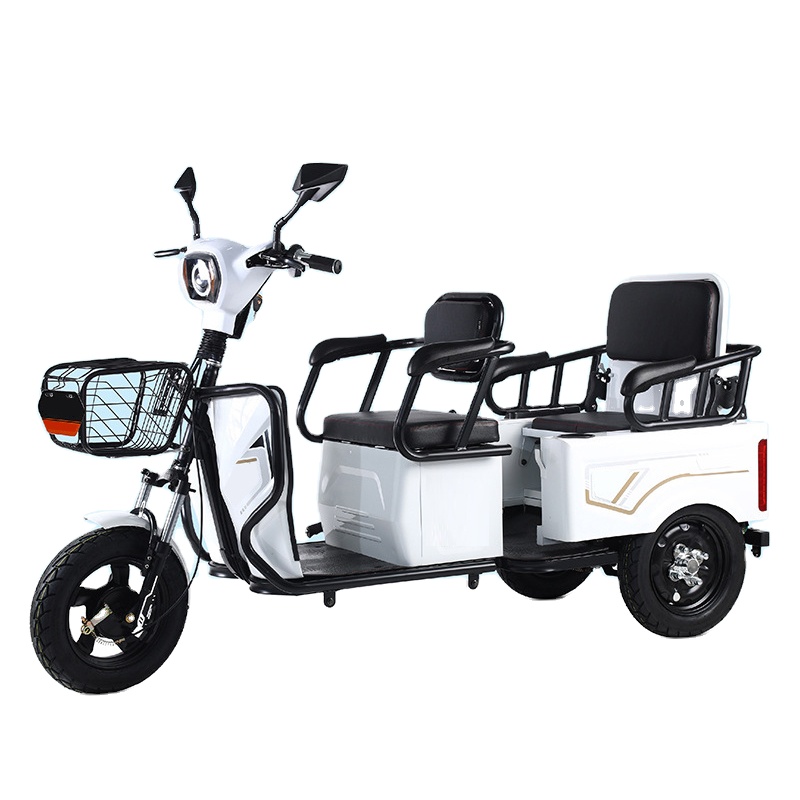 Electric Tricycle Scooter With Seat For Adults 3 Wheels Portable Electric Kick Scooter Mobility Scooter For Elderly Disabilities